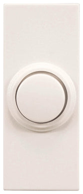 Heath Zenith SL-7393-02 Pushbutton, Round, Wireless, Plastic, White